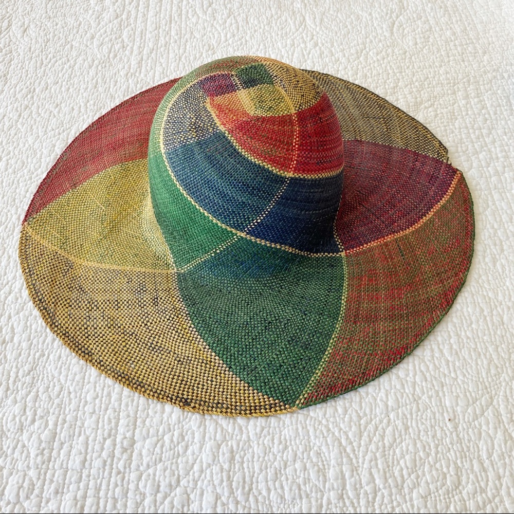 VINTAGE WOVEN SUN HAT